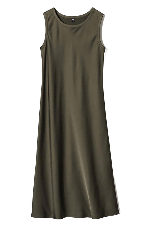 Satin Dress (Sleeveless)