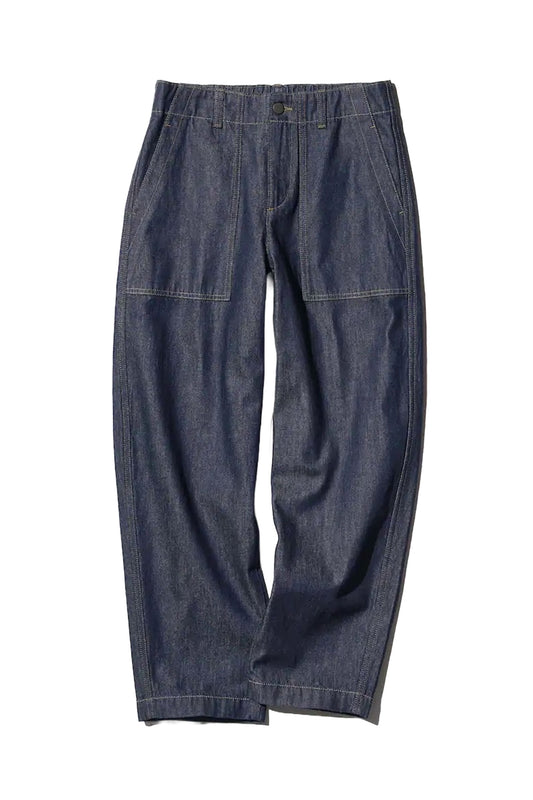 Curved Baker Trousers (Denim)