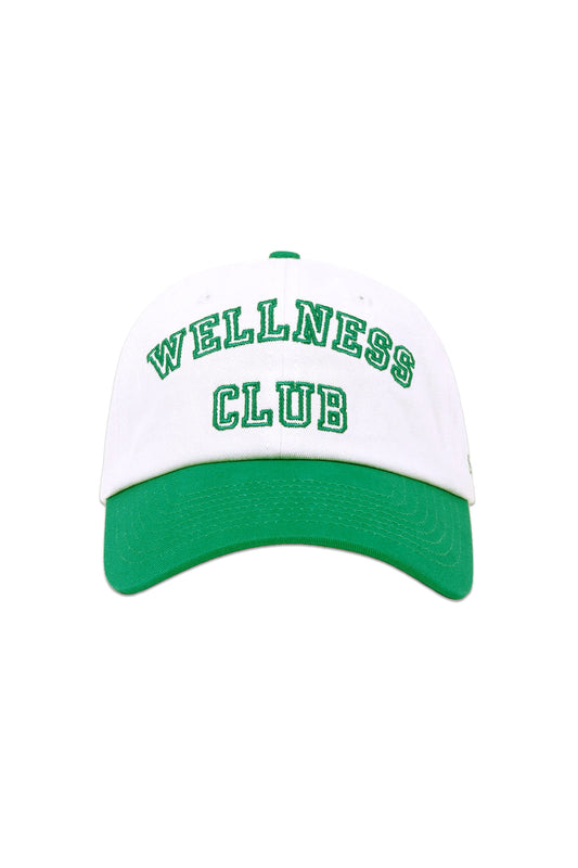 Wellness Club Hat - White/Verde