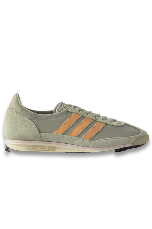 SL 72 leather-trimmed nylon and suede sneakers