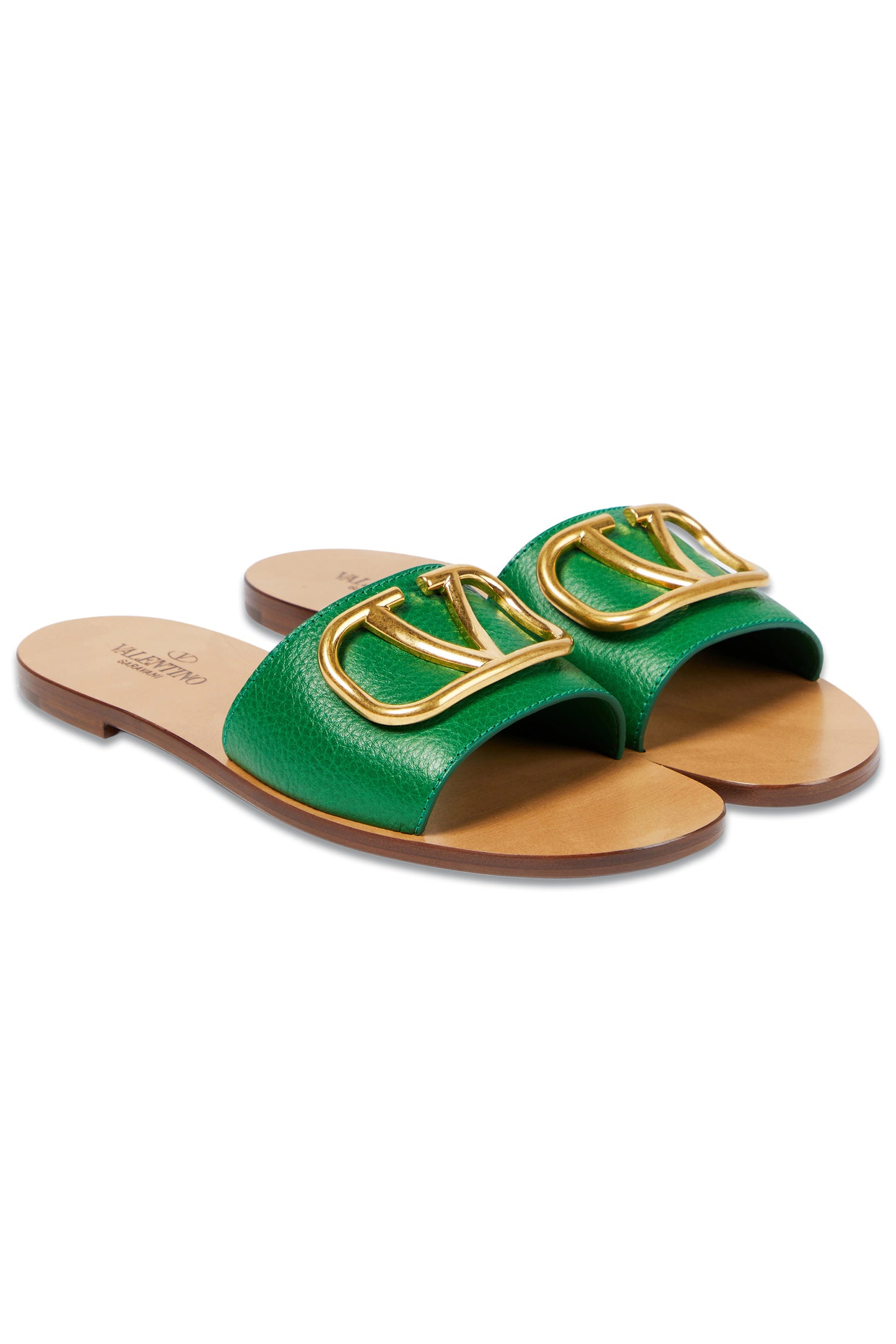 VLogo Leather Sandals