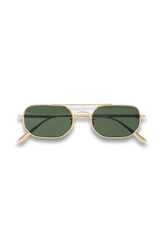 + KHAITE 1989C Aviator-style Gold-tone Sunglasses