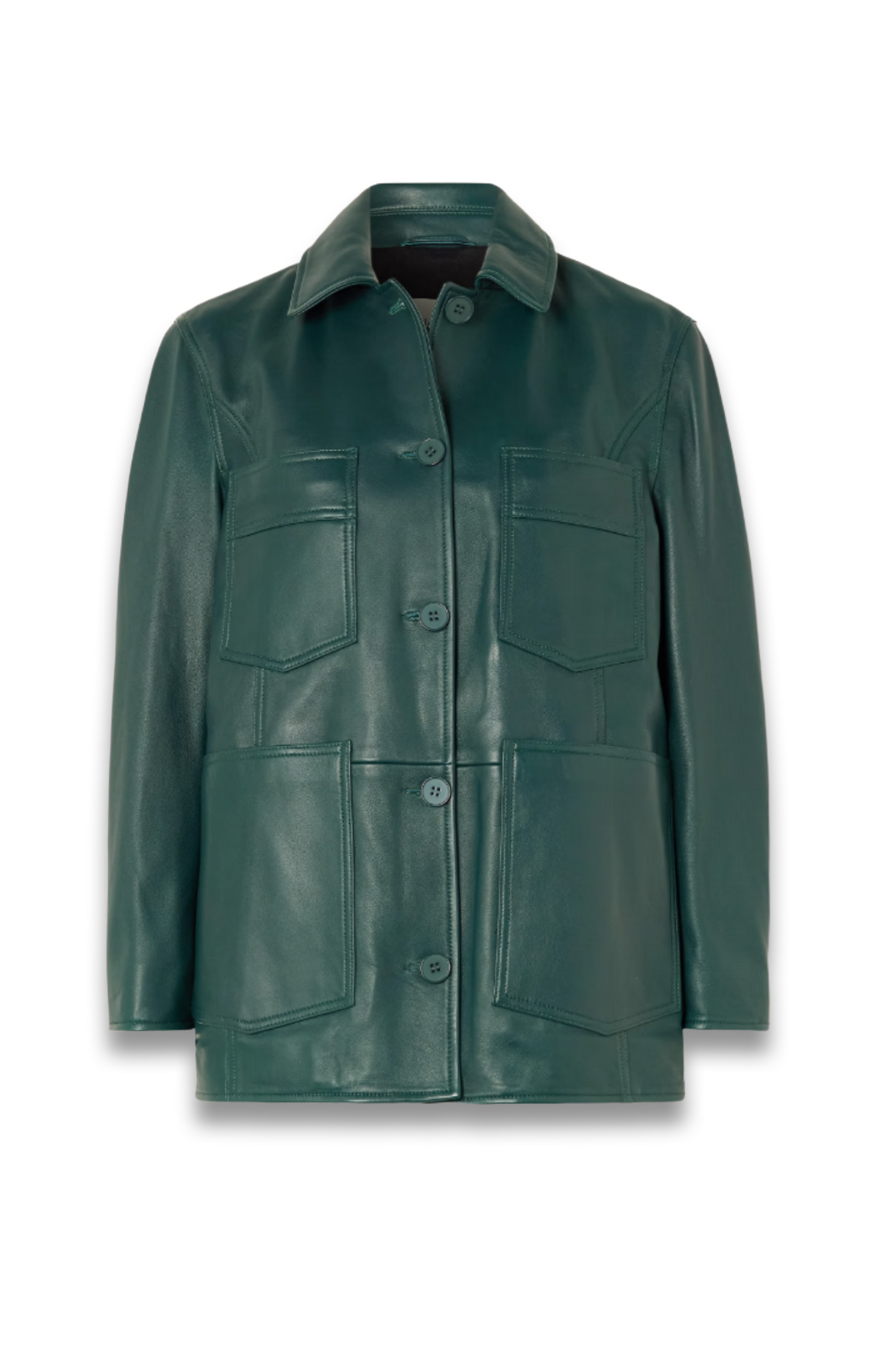 Seleste Paneled Leather Jacket