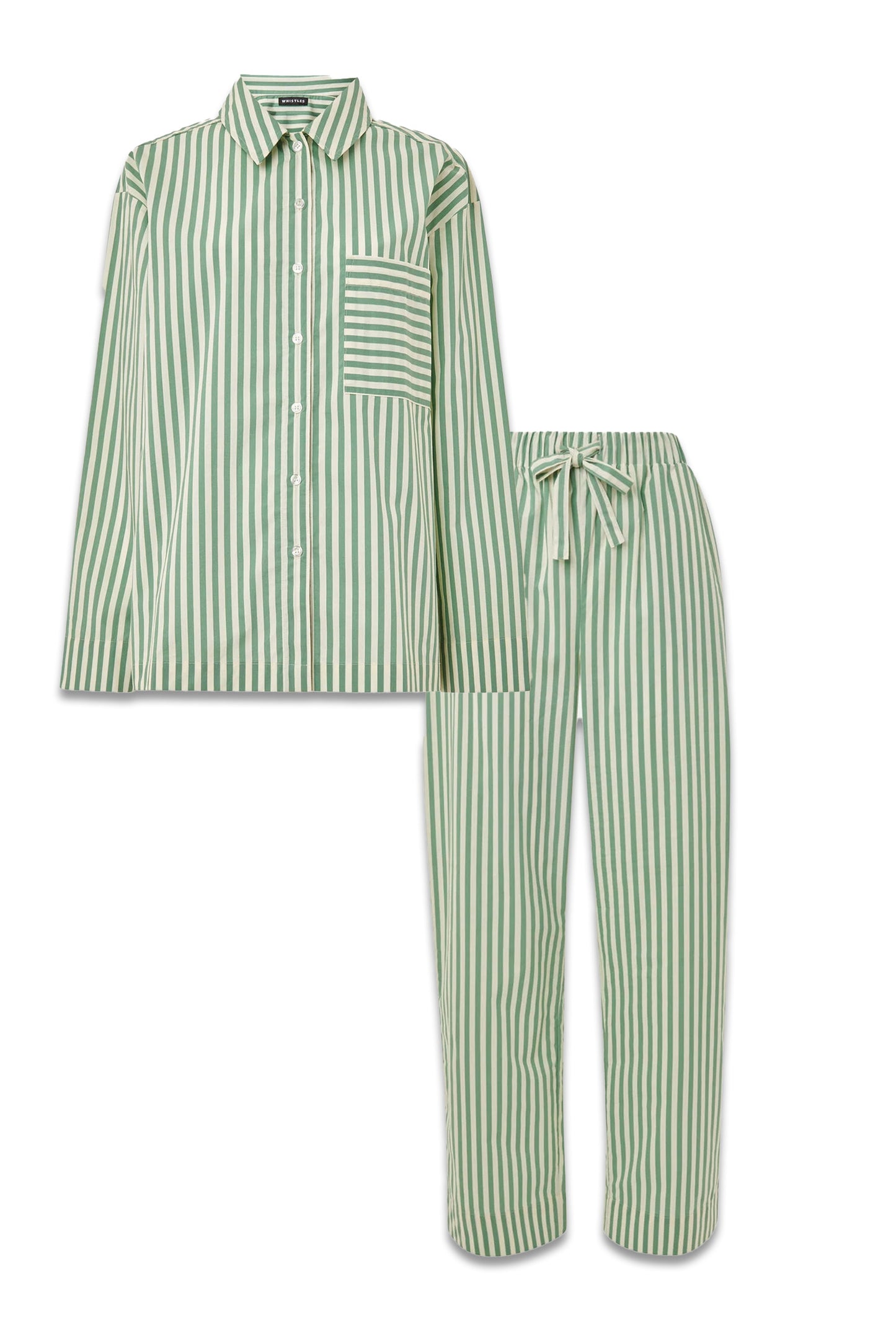 Multicolour Cotton Stripe Pyjamas
