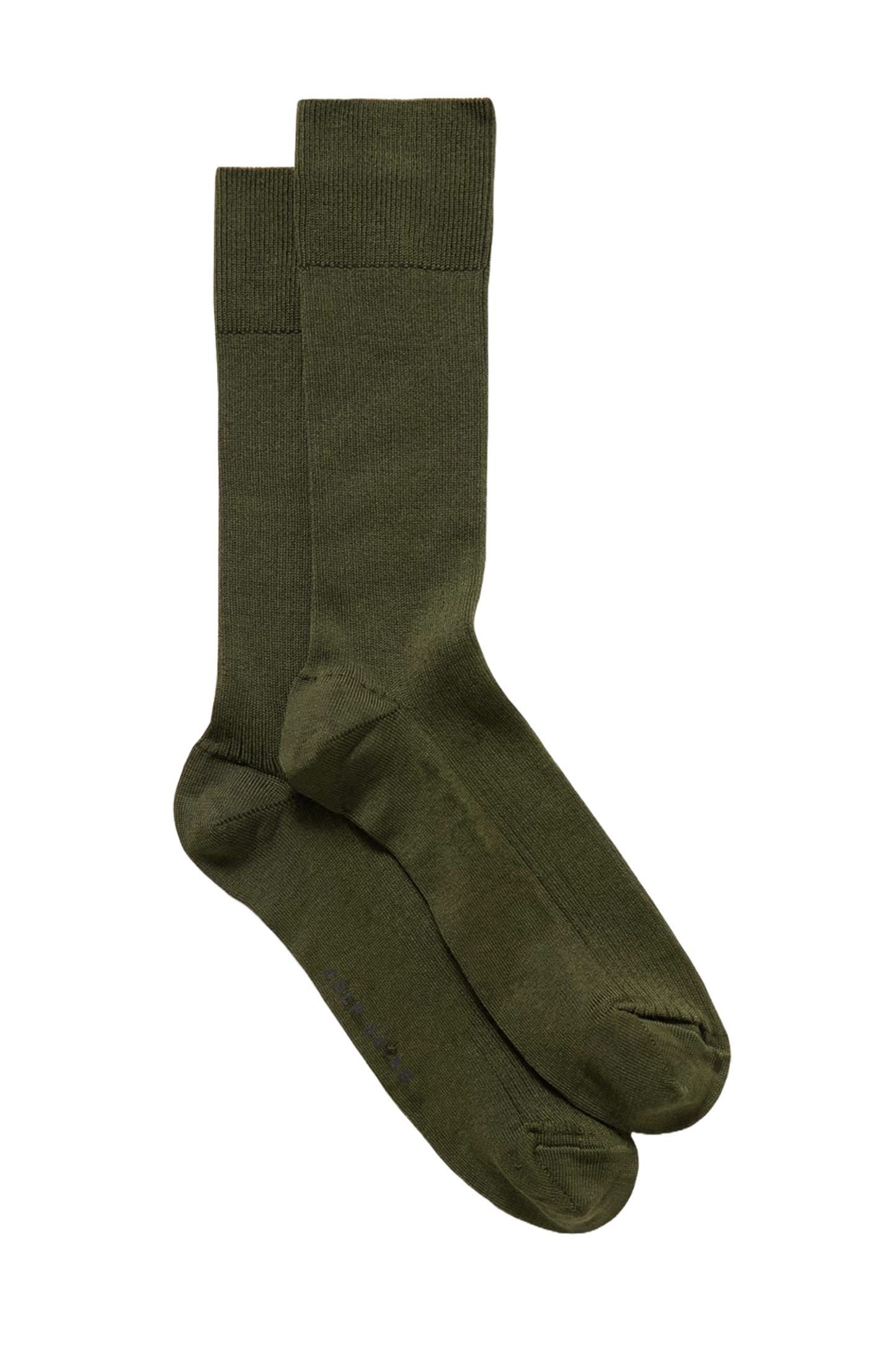 Set of six ribbed cotton-blend socks