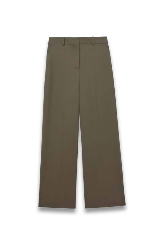 Wide-Leg Suit Trousers