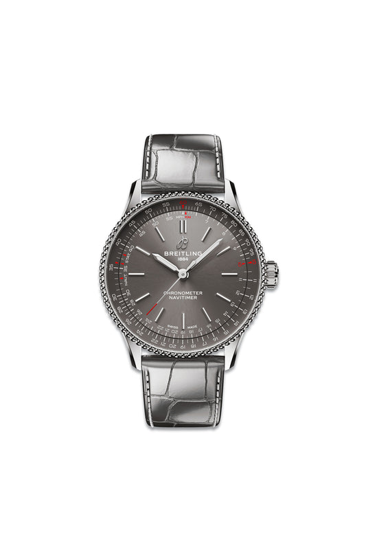 Navitimer Automatic 36 With Grey Dial & Stainless Steel Strap