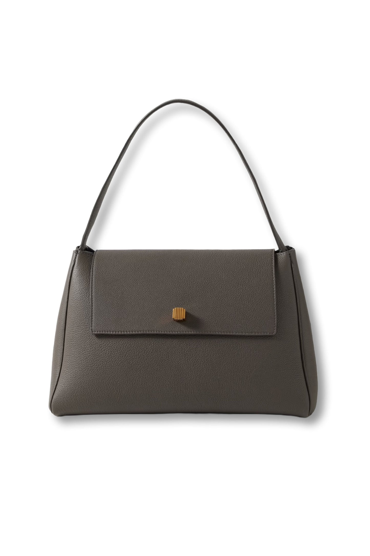 Audrey Textured-leather Shoulder Bag
