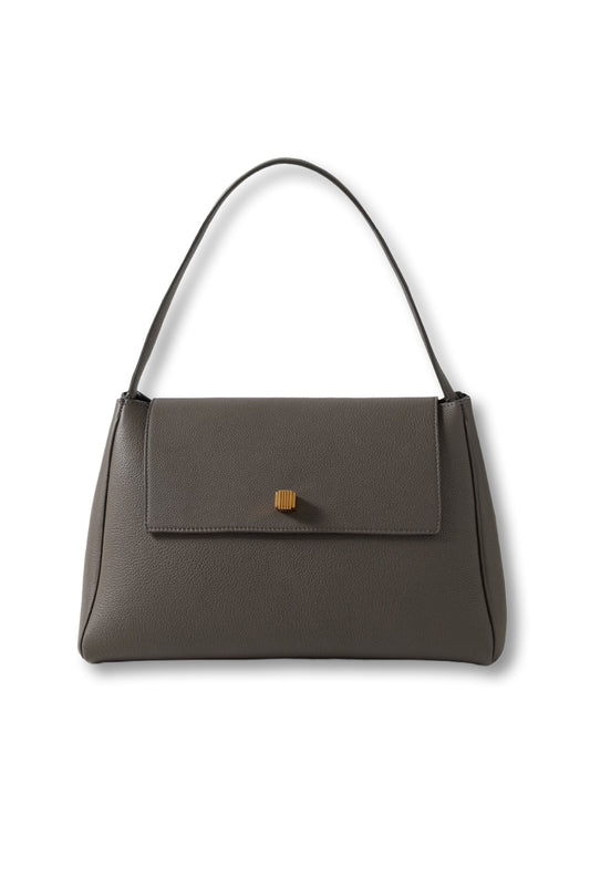 Audrey Textured-leather Shoulder Bag