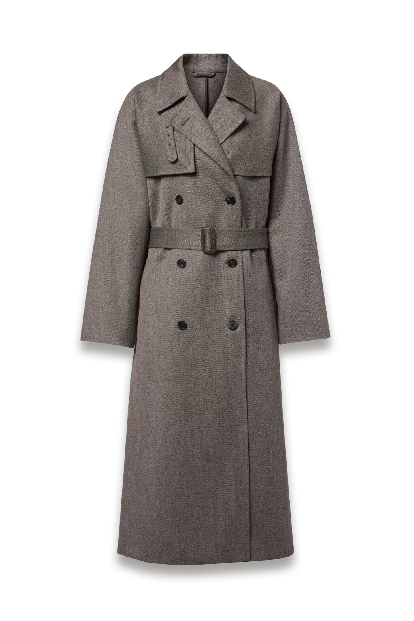 Rhydian Virgin Wool Gabardine Trench Coat