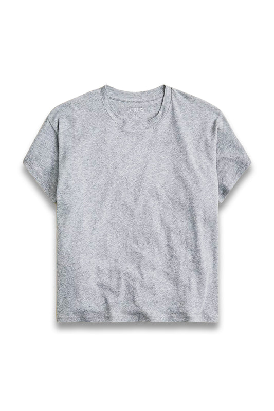 Feather Jersey Cropped T-shirt