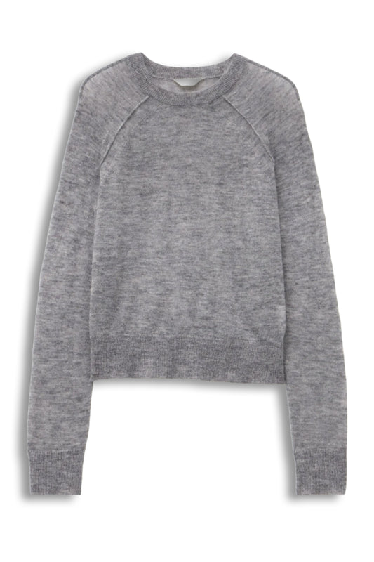 Elsie Gauzy Wool Blend Crew Jumper