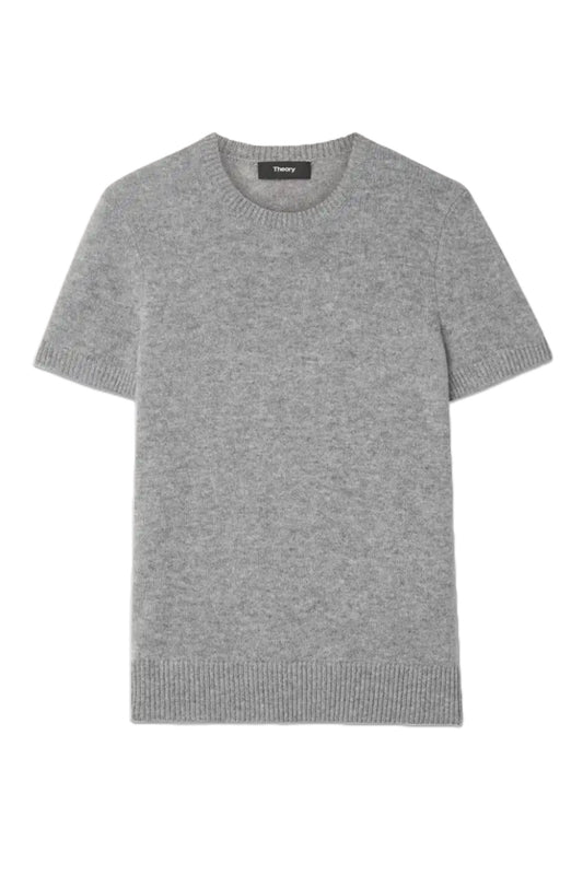Grey Basic Tee Feather Cashmere