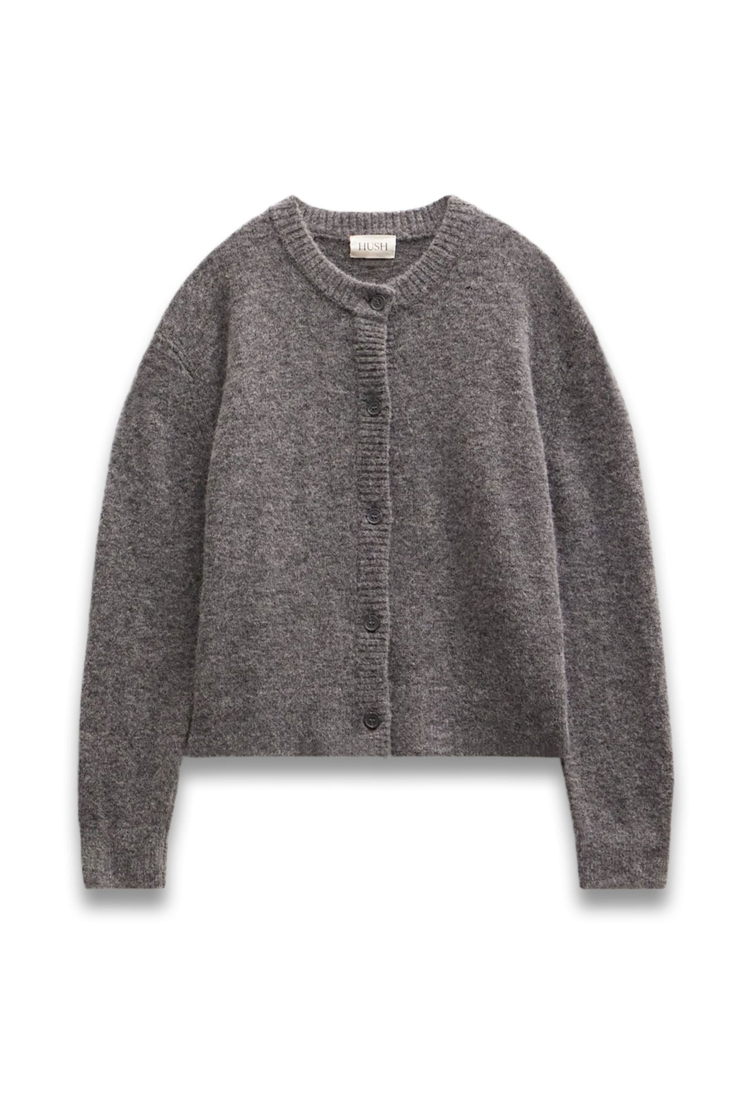 Crew Neck Boxy Cardigan