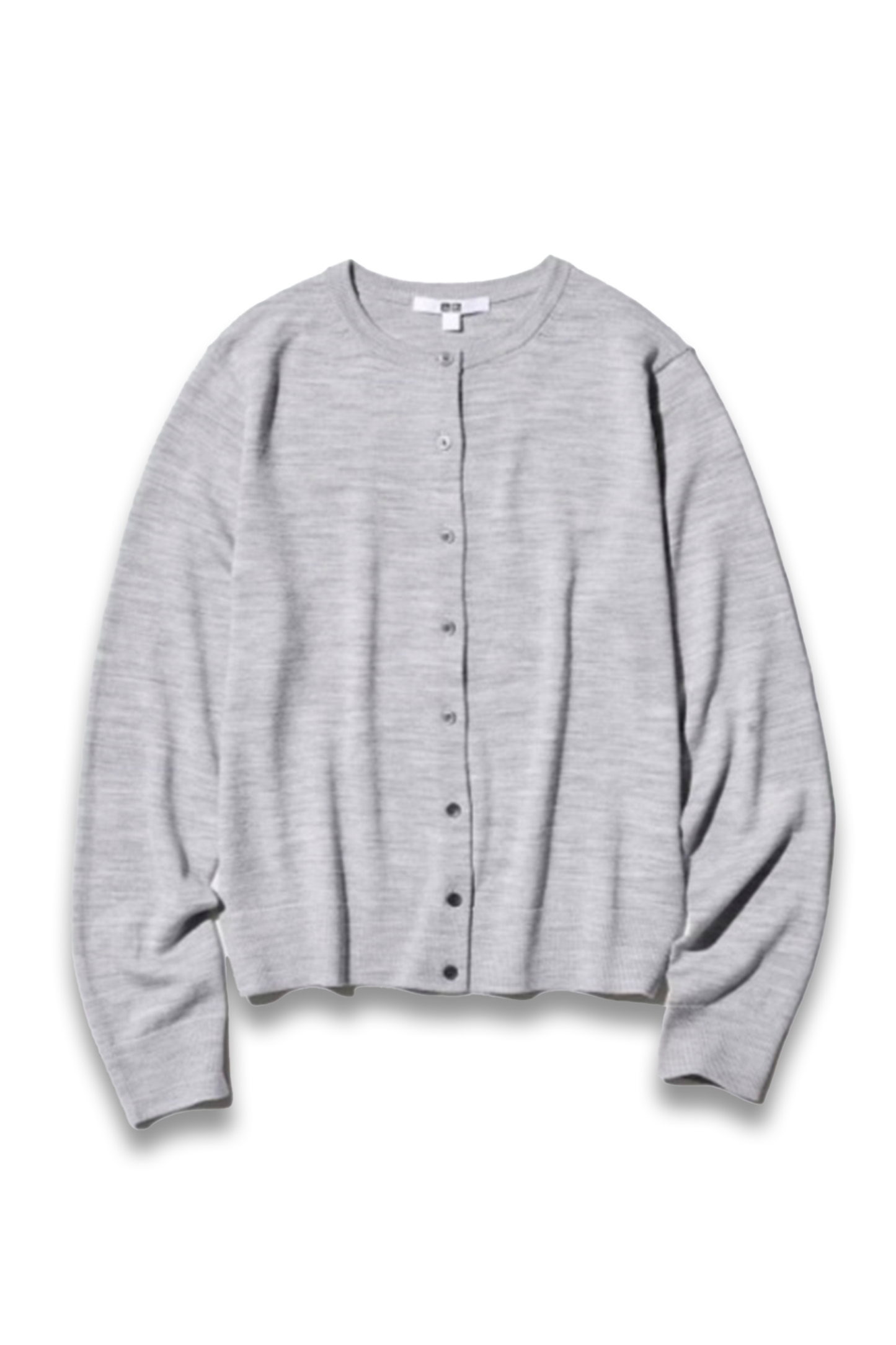 100% Merino Crew Neck Cardigan