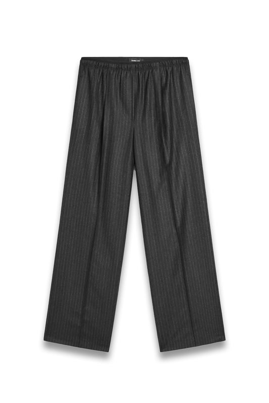 Darted Pinstripe Trousers