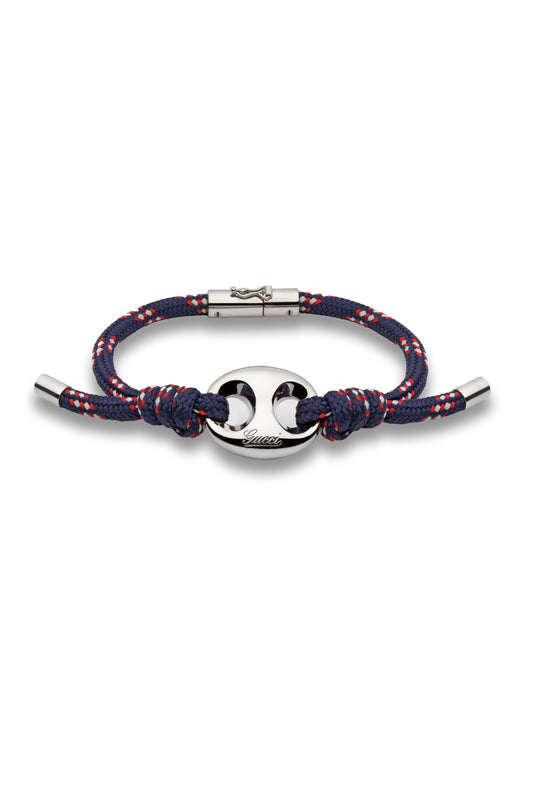 Gucci Marina Chain Fabric Bracelet