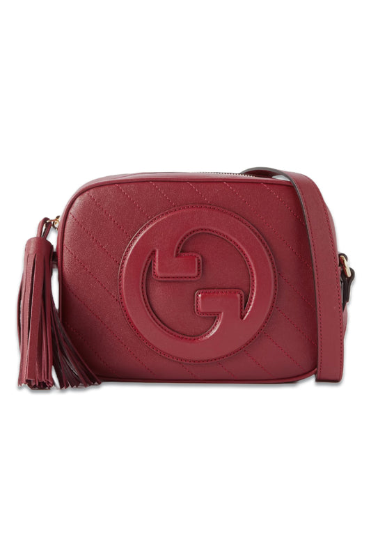 Blondie Red Sakai Leather Shoulder Bag