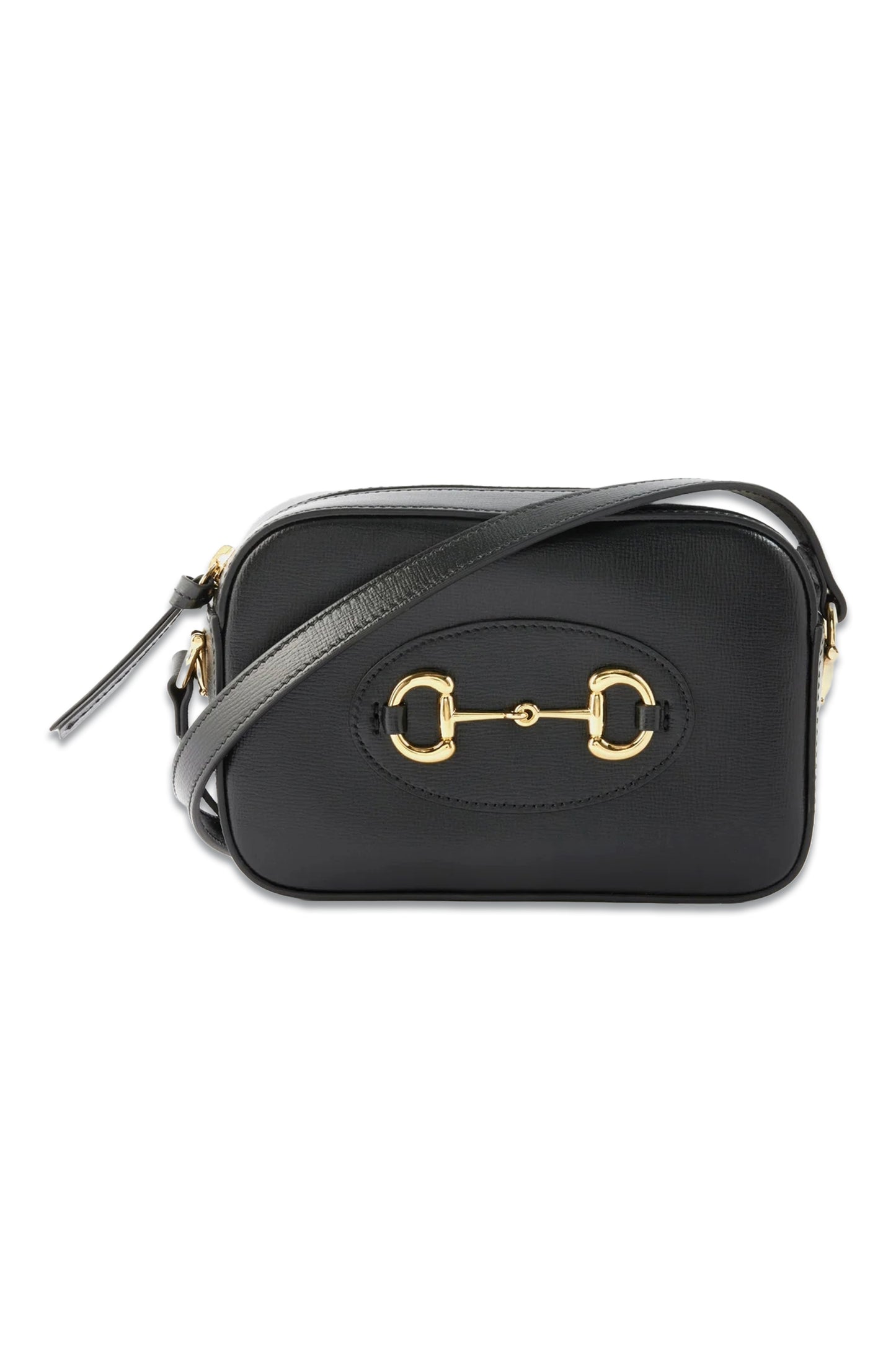 1955 Horsebit Leather Cross-body Bag Black