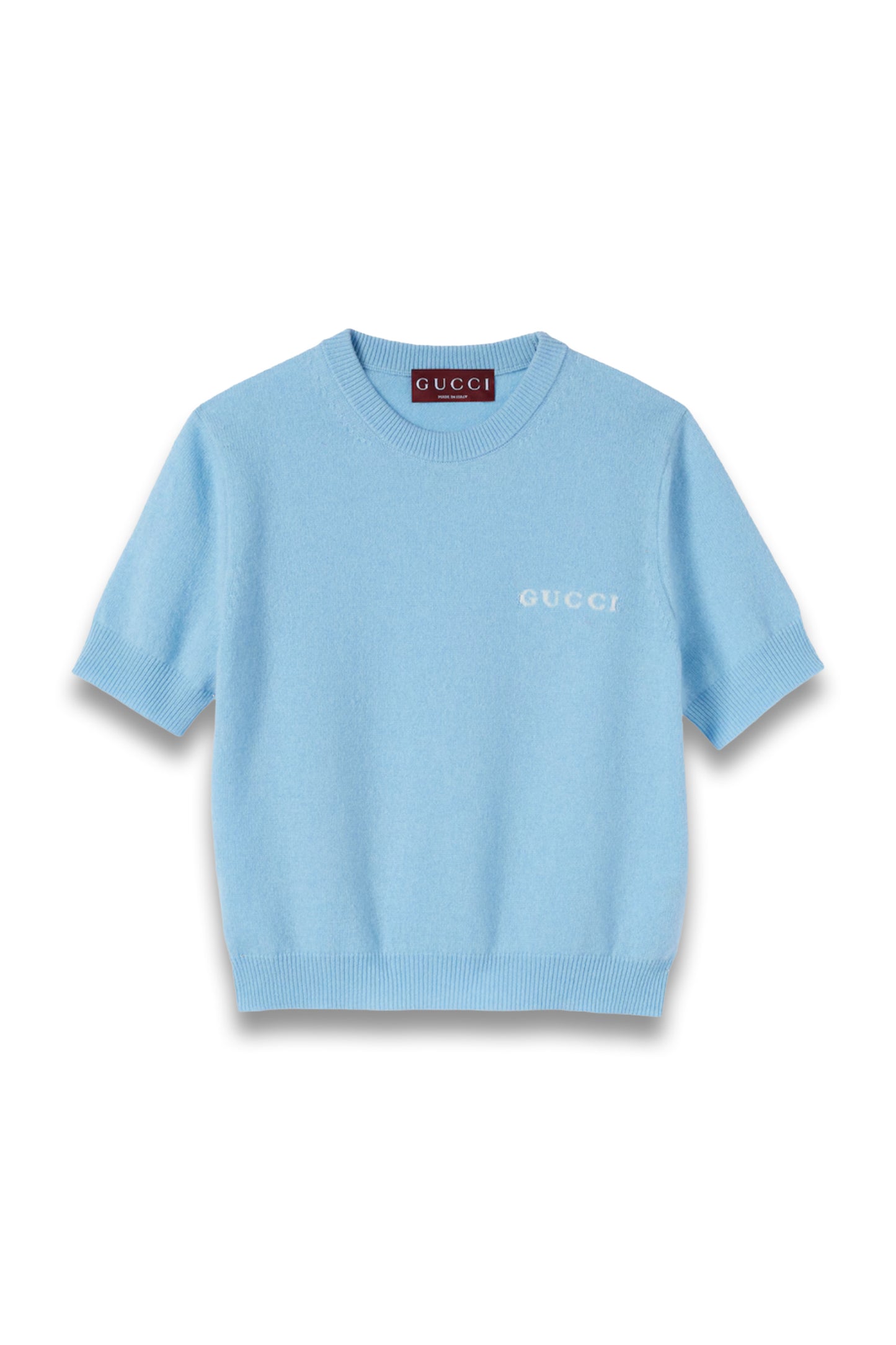 Cashmere Top With Intarsia