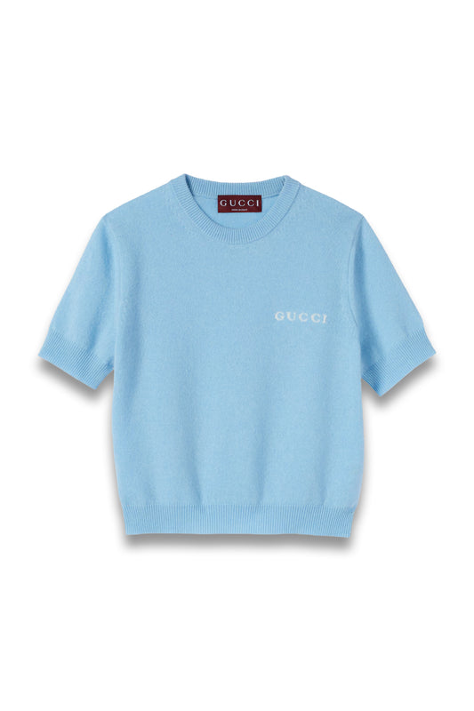 Cashmere Top With Intarsia