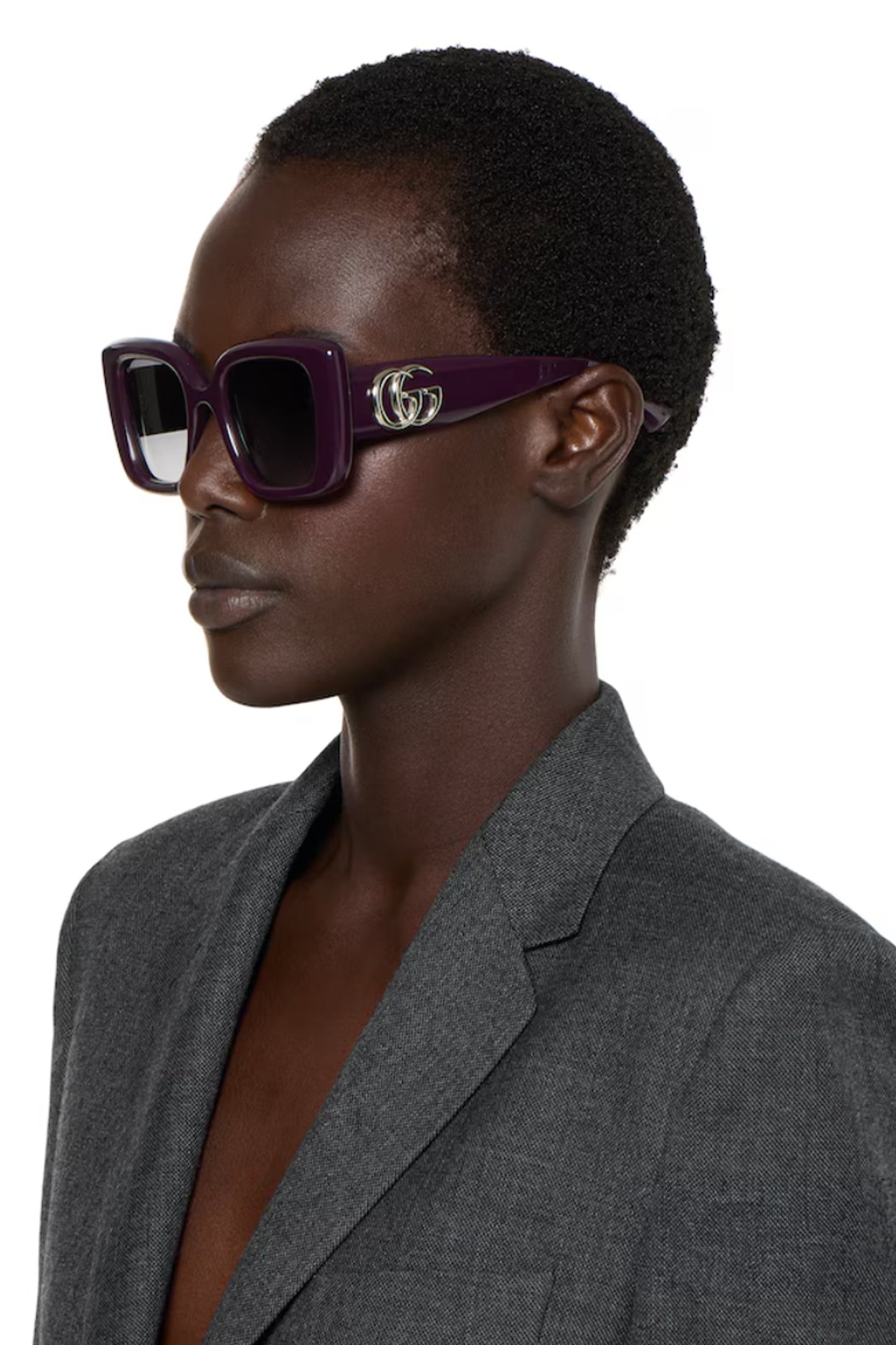 Dark Purple Butterfly Frame Sunglasses