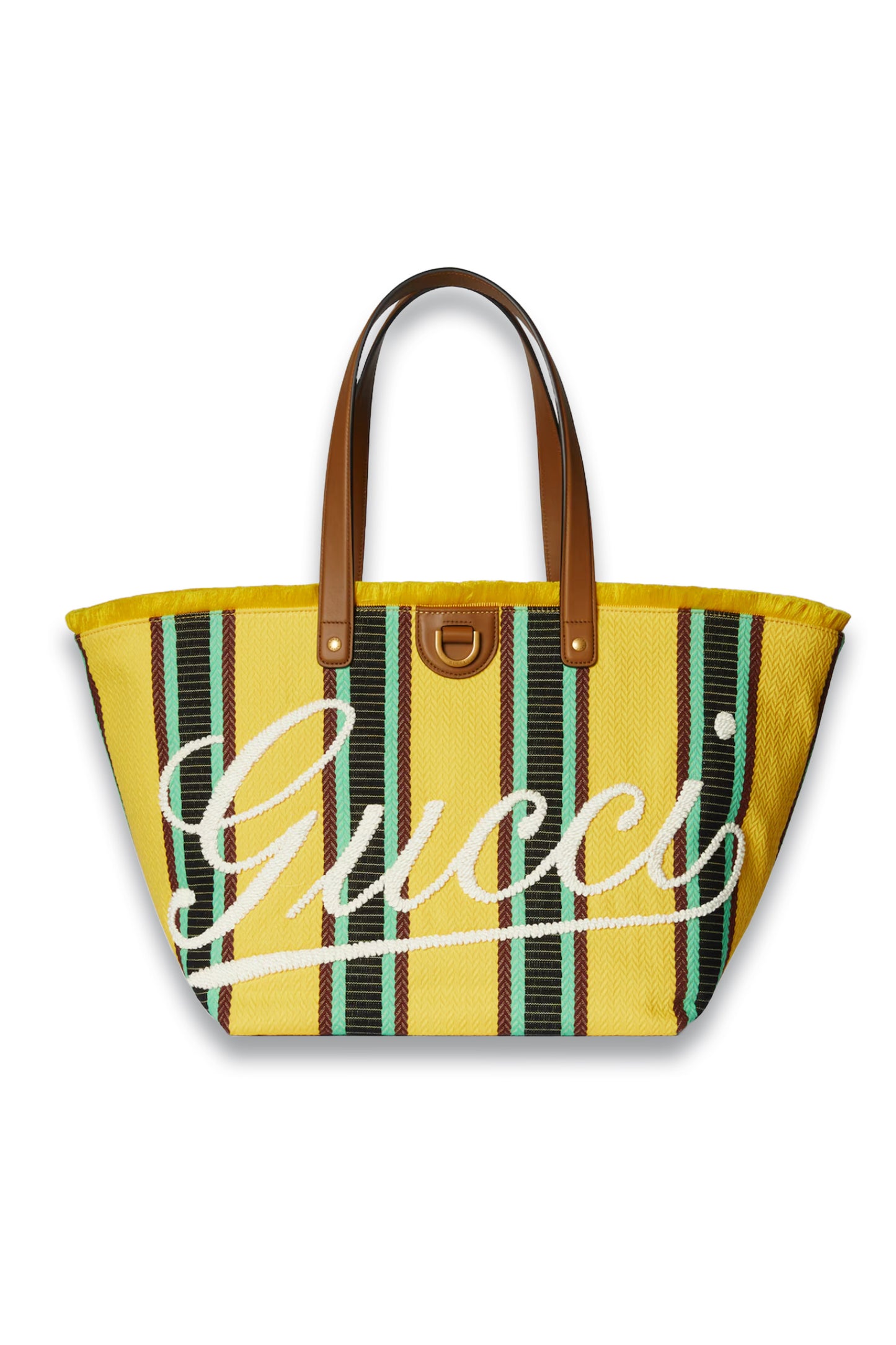 Embroidered Medium Canvas Tote Bag