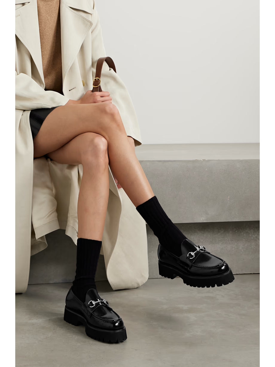Sylke Horsebit-detailed Leather Loafers
