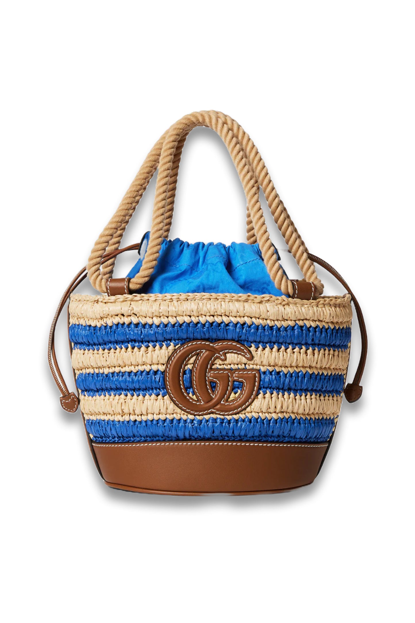 Woven Mini Bucket Bag