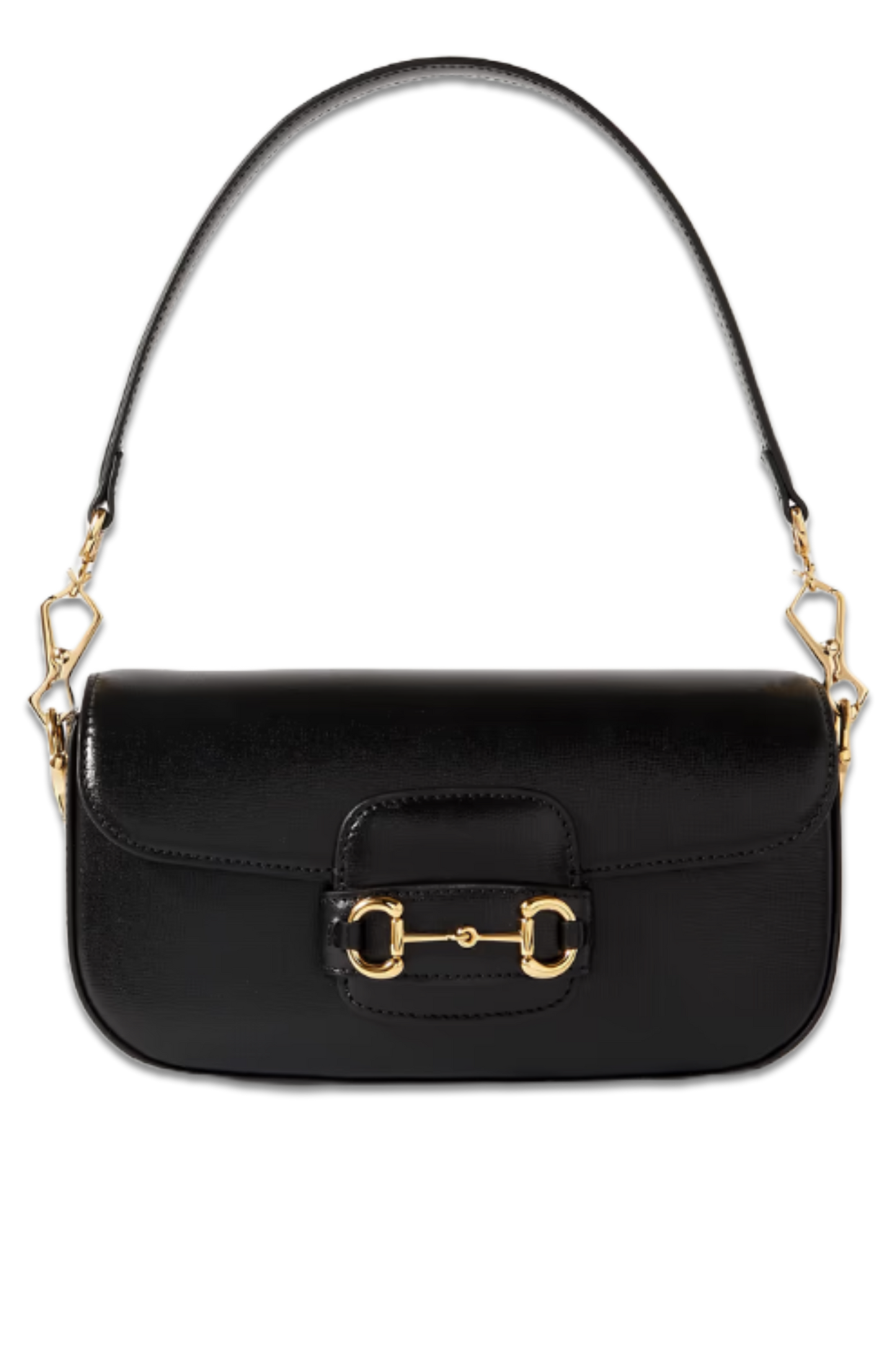 Horsebit 1955 Embellished Textured-Leather Shoulder Bag