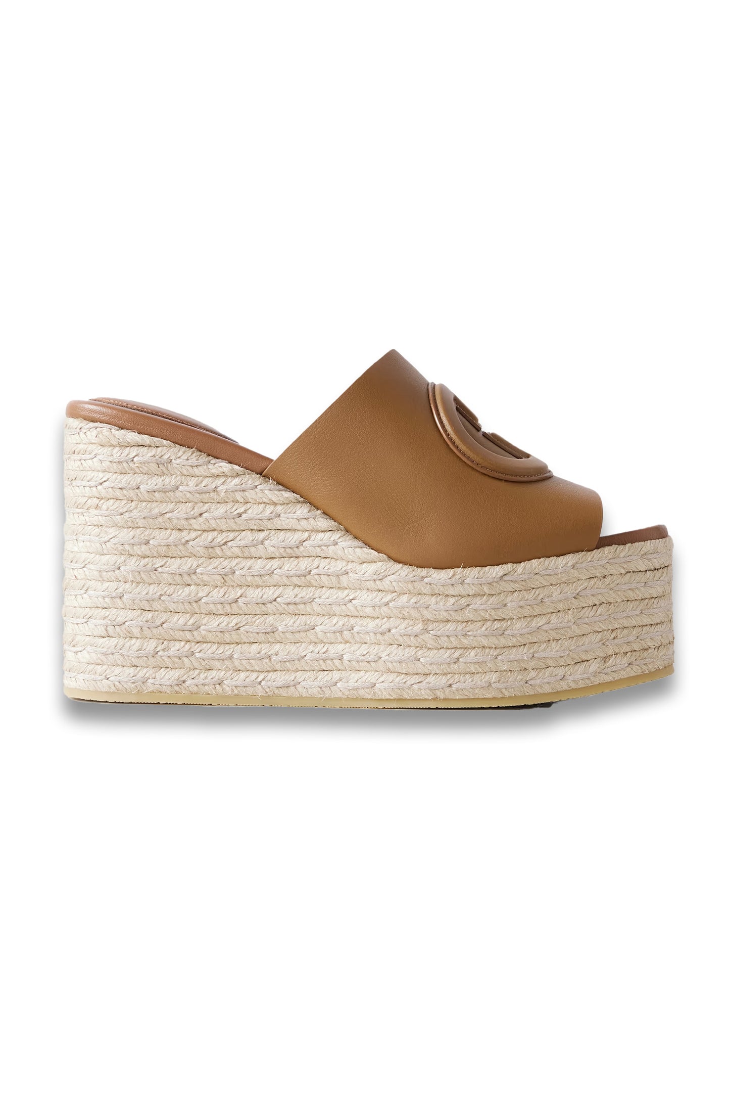 Leather Wedge Mules