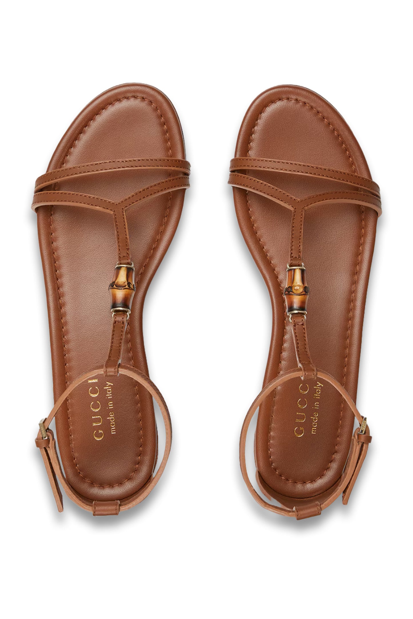 Women’s Sandal With Bamboo Detail Brown