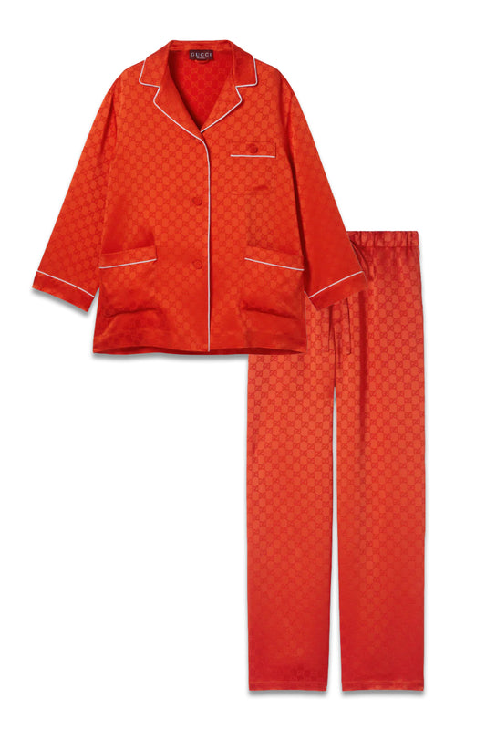 GG Satin Shirt and Trouser