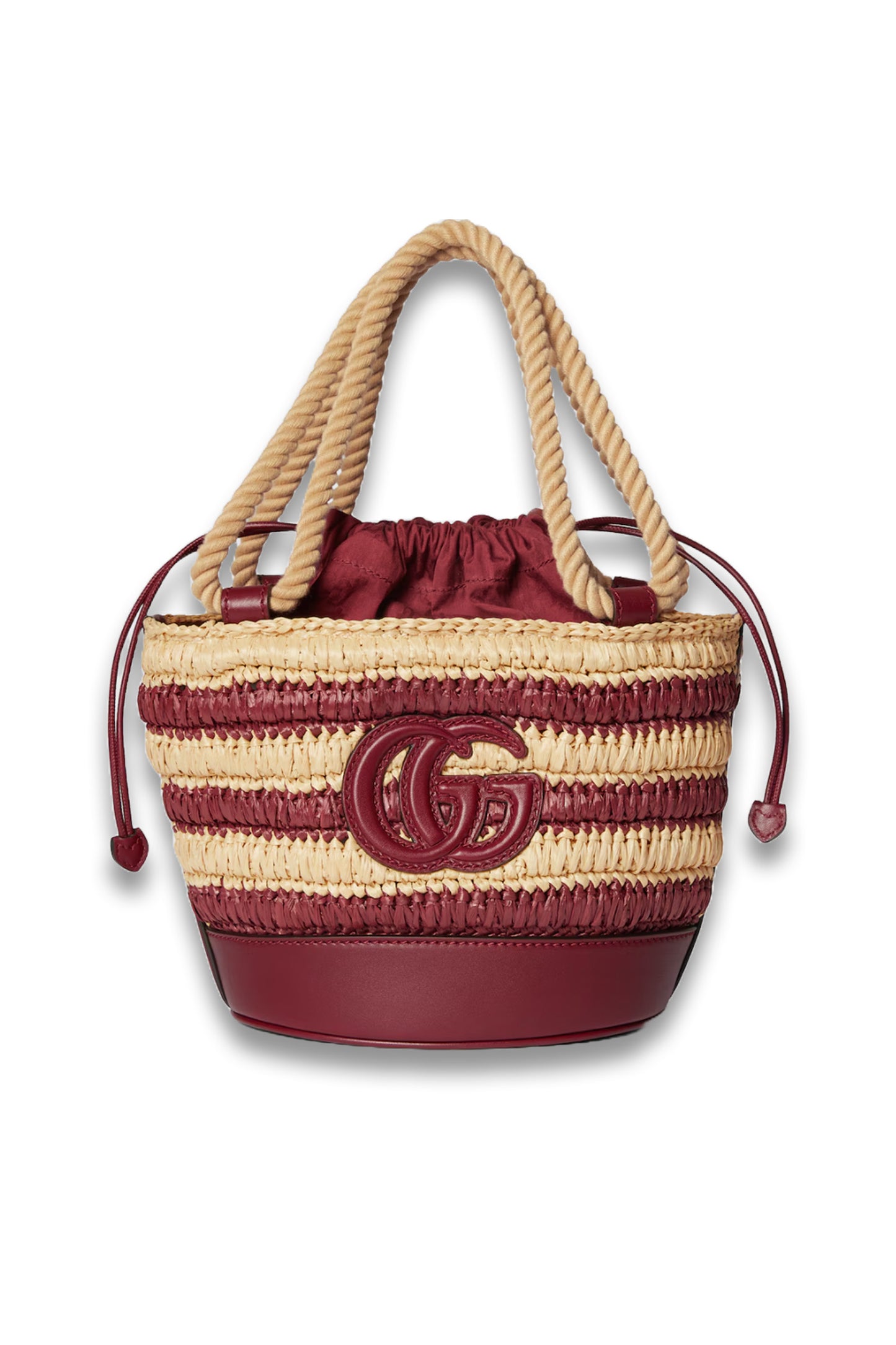 Woven Mini Bucket Bag