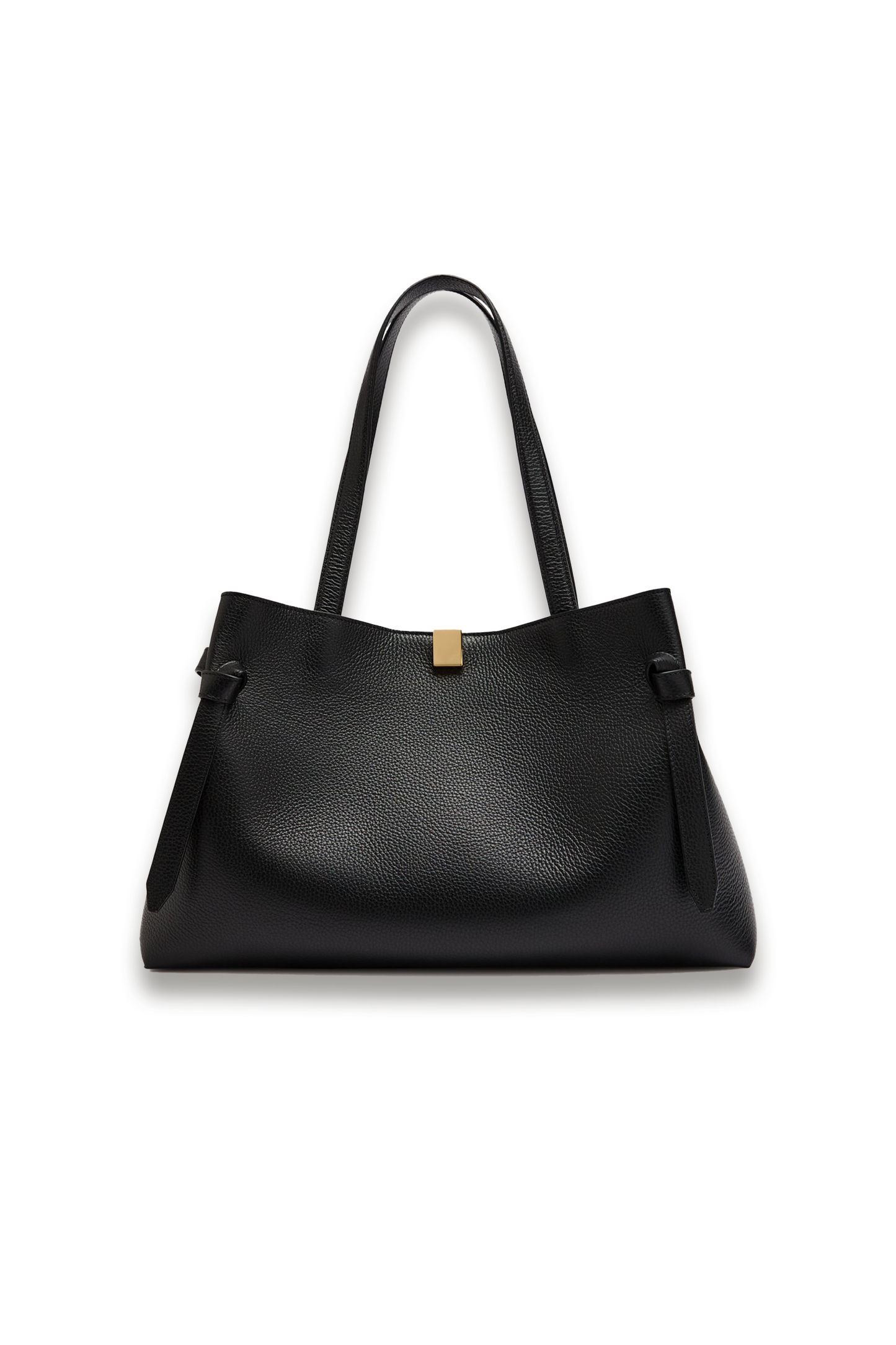 Gyoza Grained-leather Tote Bag