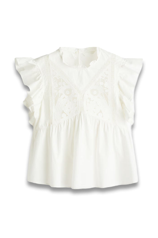 Embroidered Cotton Blouse