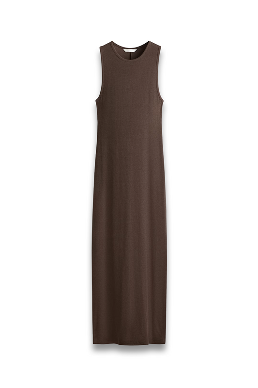 Rib-knit Maxi Dress