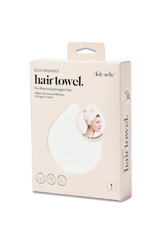 Bamboo Ivory Hair Towel