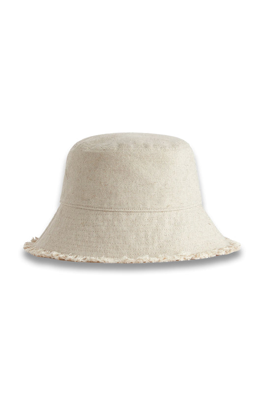 Linen Blend Bucket Hat