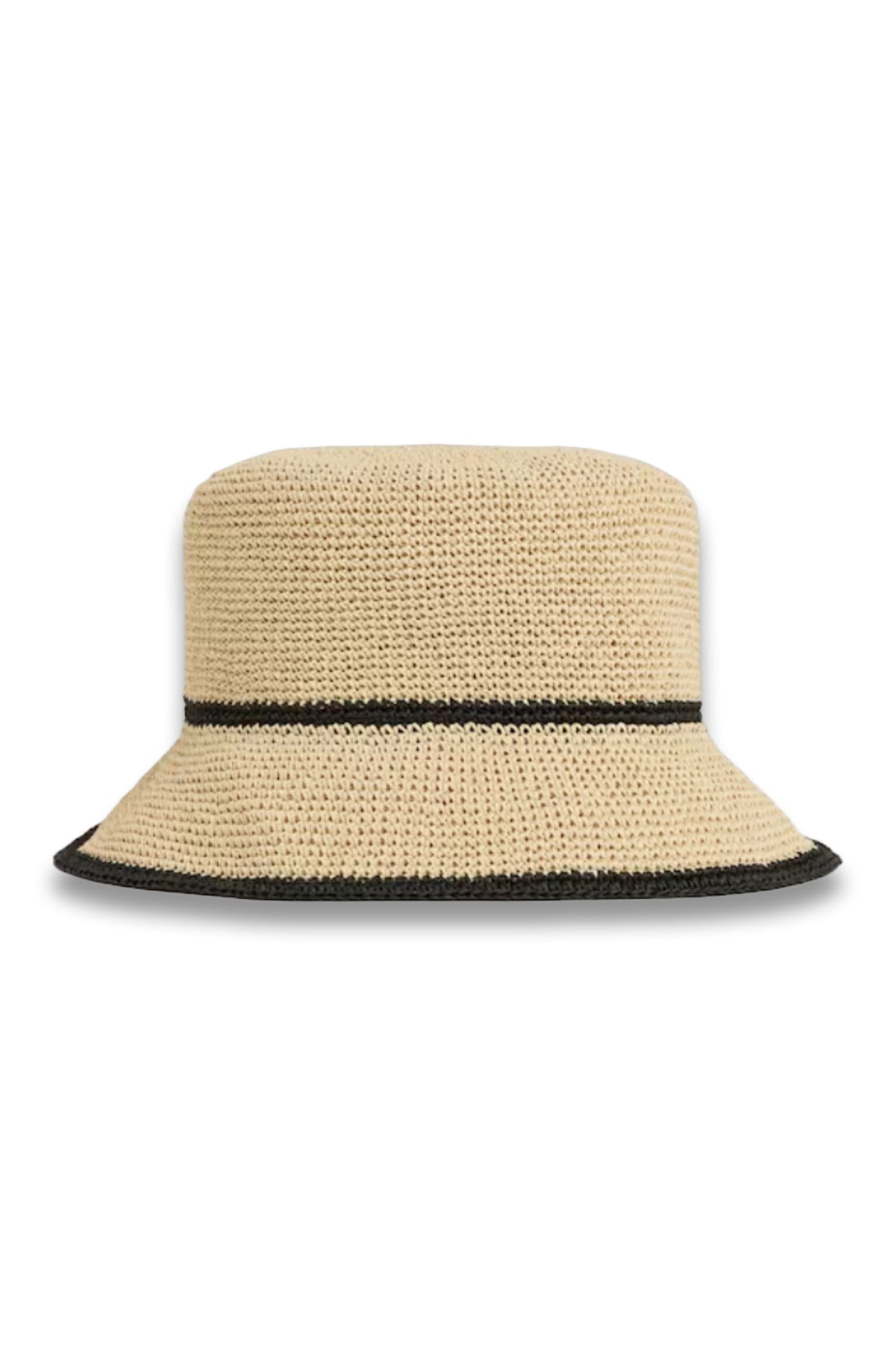 Edith Tipped Straw Bucket Hat