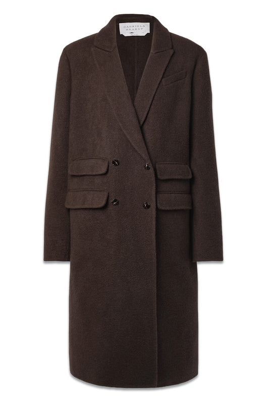 Reed Double-breasted Recycled-Cashmere Coat