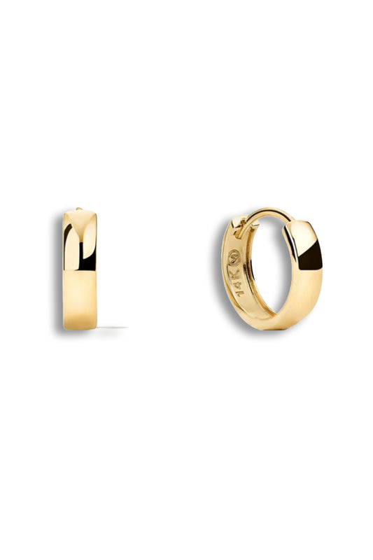 Bold Huggie Hoops
