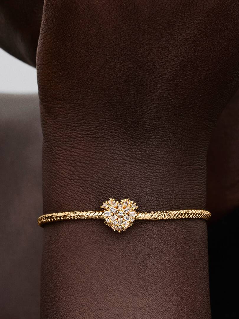 Sparkling Heart Charm