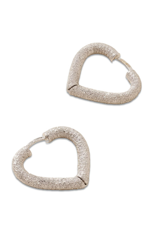 Cuore Huggy 18-Karat White Gold Hoop Earrings