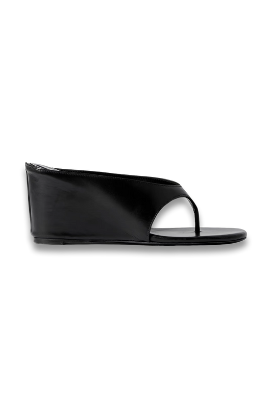 Yaga Leather Wedge Sandals