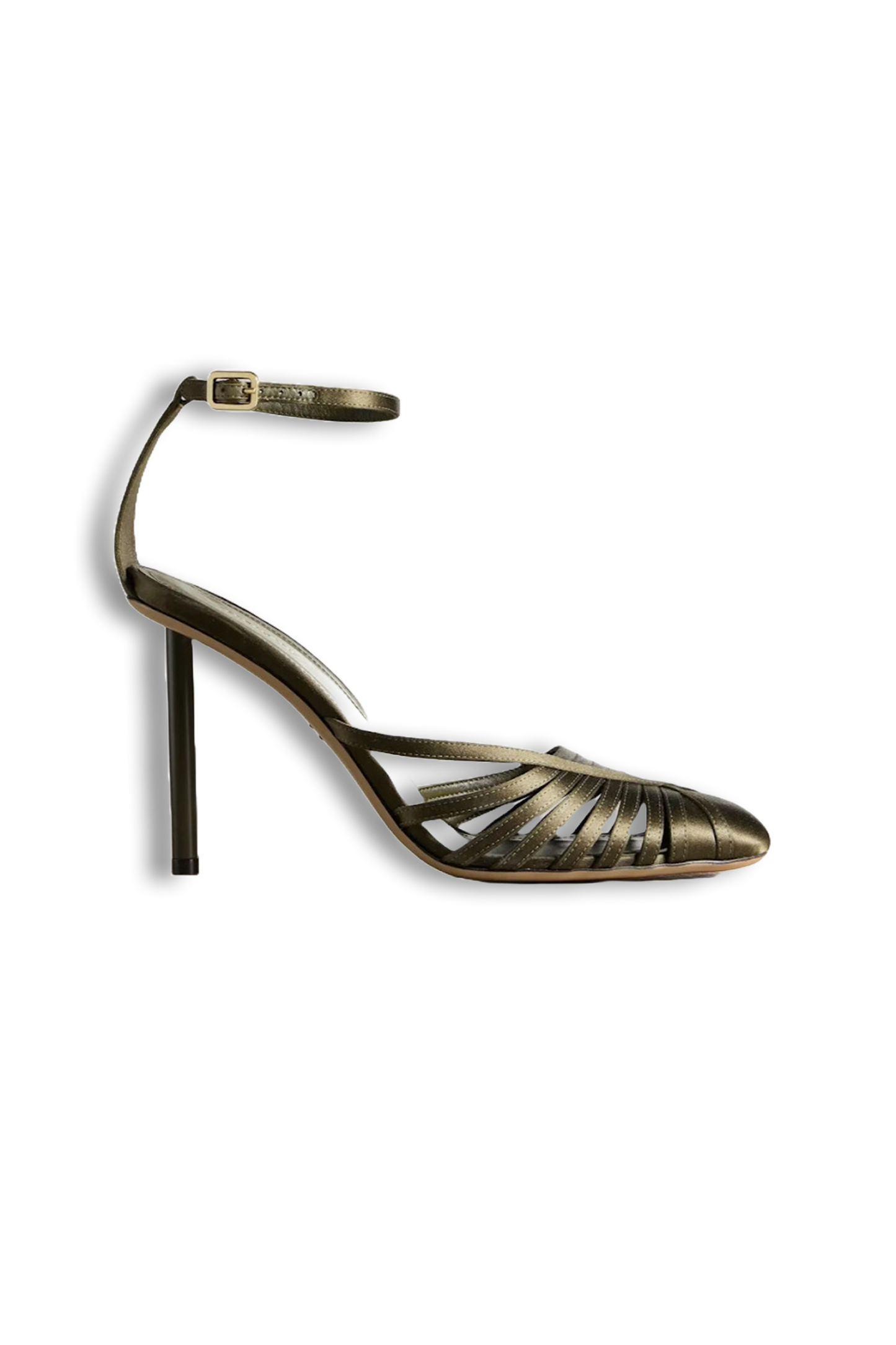 Ermelia 95 Satin Point-toe Pumps