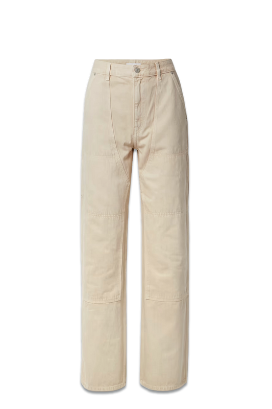 Carpenter high-rise straight-leg jeans