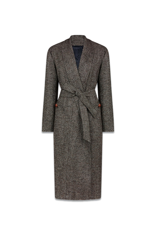 Blazé-Milano x Cabana Whistler Wool-blend Herringbone Coat