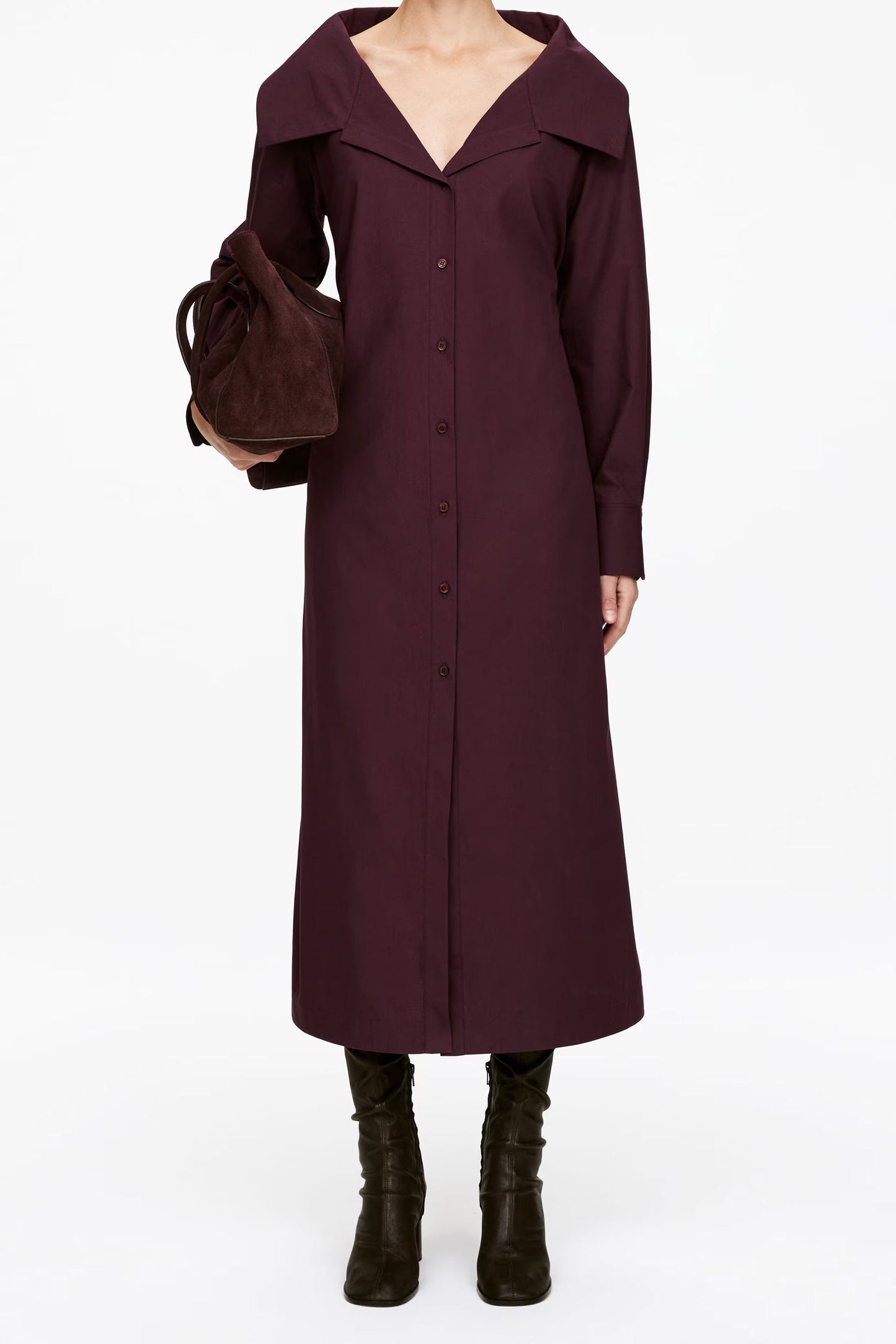 Open-collar Dress