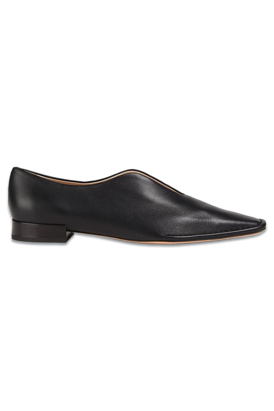 Leather flats